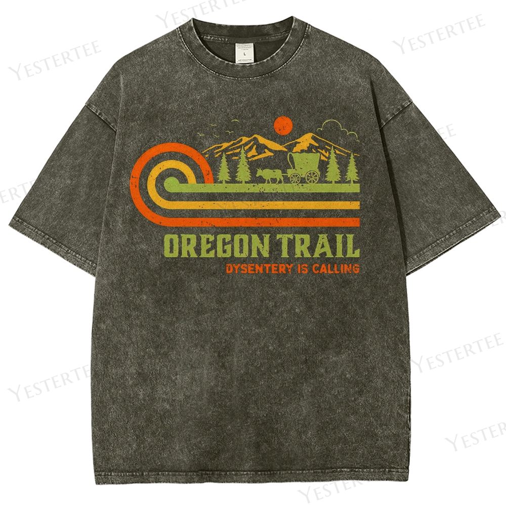 Retro Trail Survival Washed T-Shirt 