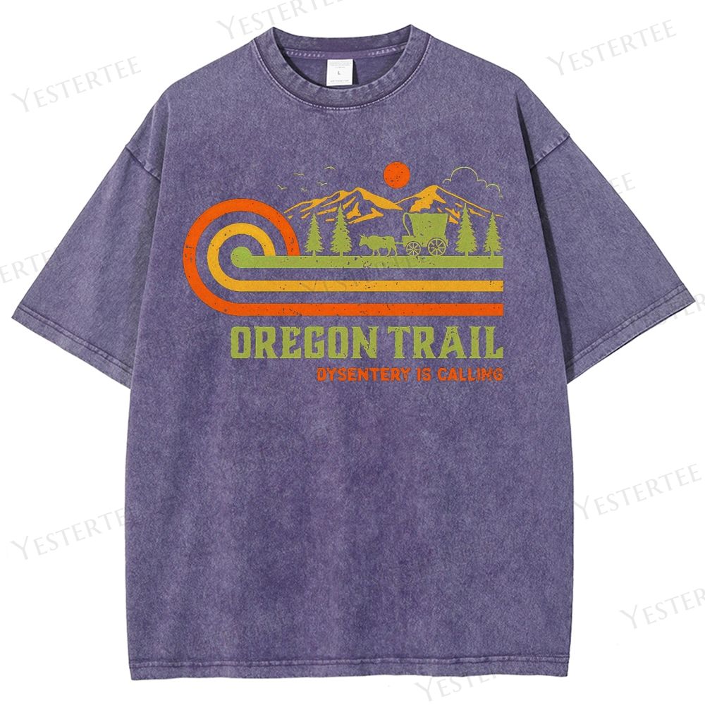 Retro Trail Survival Washed T-Shirt 
