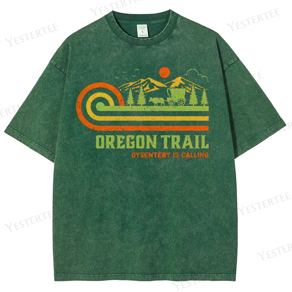 Retro Trail Survival Washed T-Shirt 