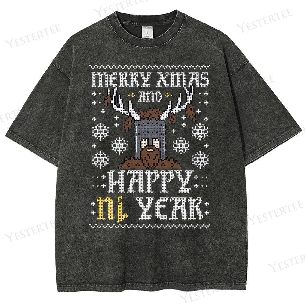 Antlered Knight Washed T-Shirt 