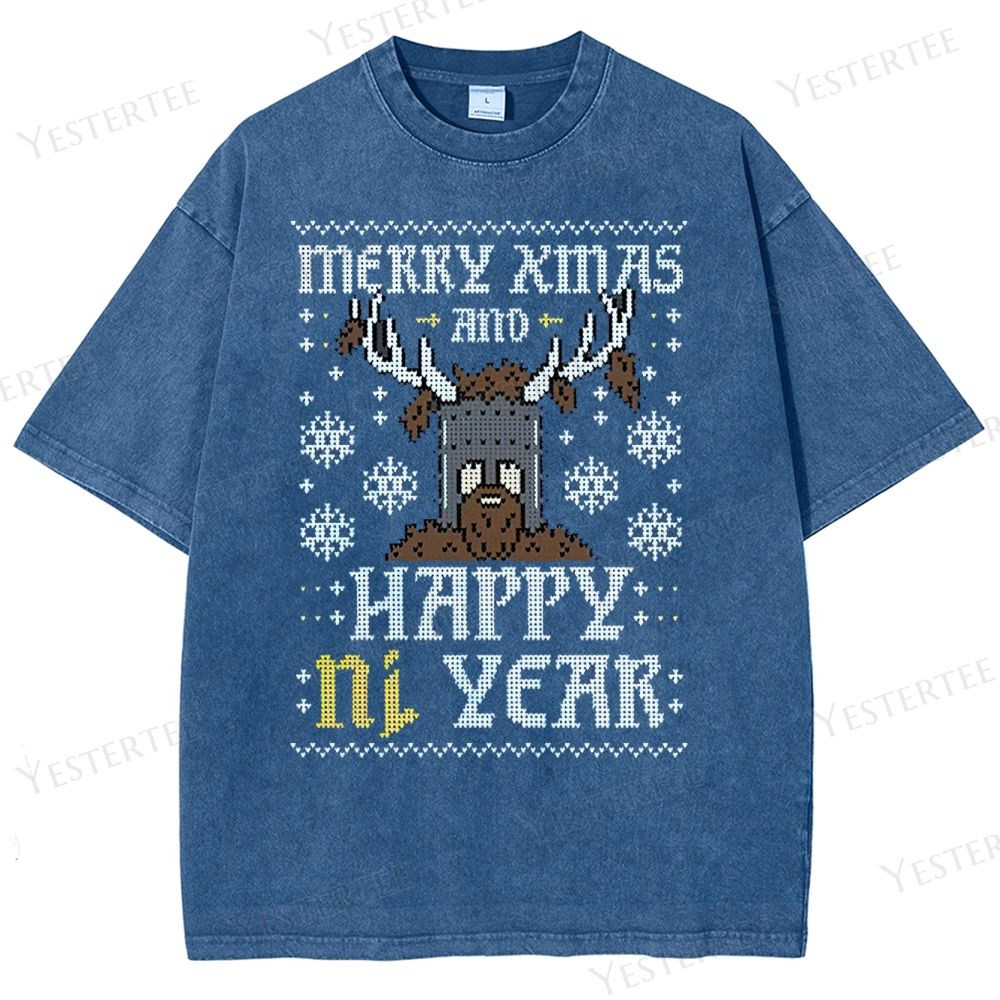 Antlered Knight Washed T-Shirt 