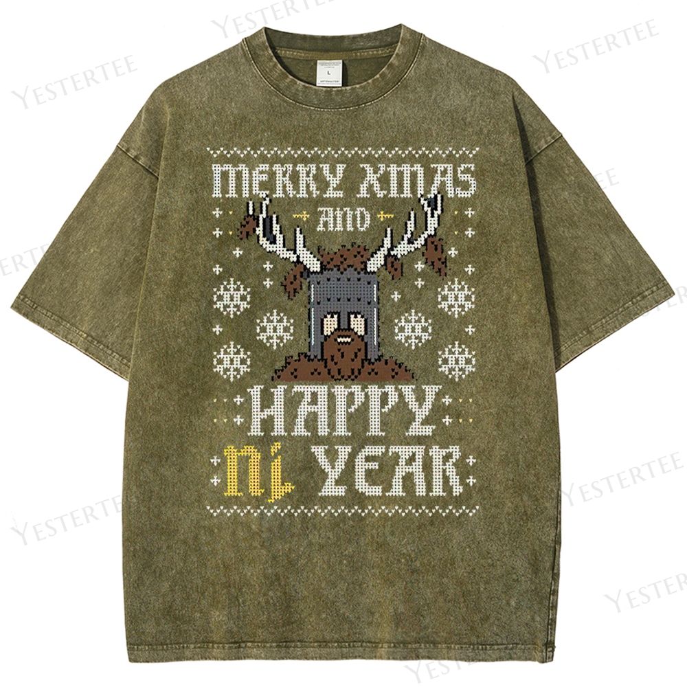 Antlered Knight Washed T-Shirt 