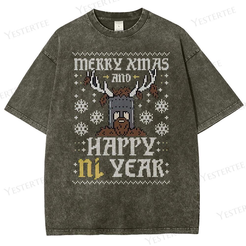 Antlered Knight Washed T-Shirt 