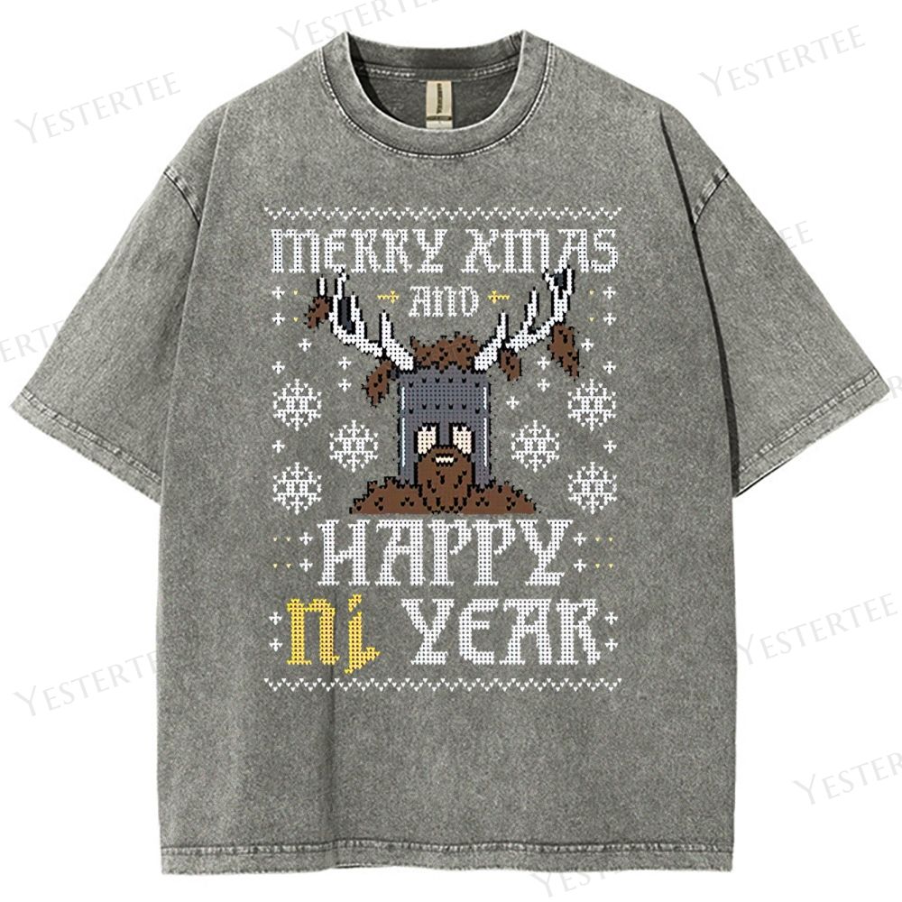 Antlered Knight Washed T-Shirt 