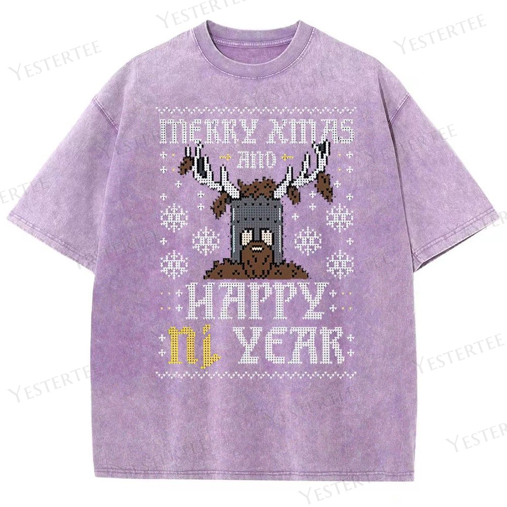 Antlered Knight Washed T-Shirt 