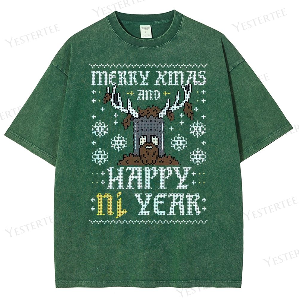 Antlered Knight Washed T-Shirt 