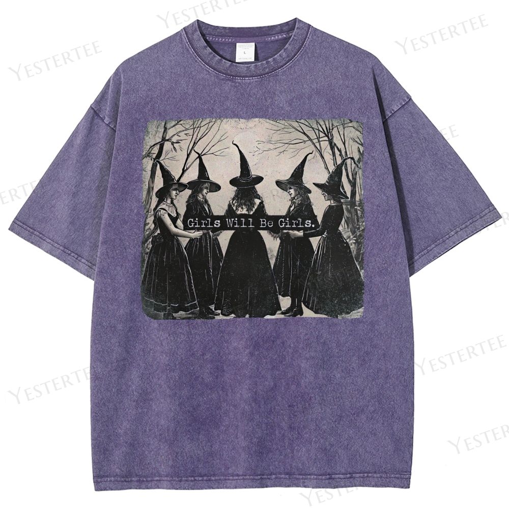 Girls Will Be Girls Washed T-Shirt 