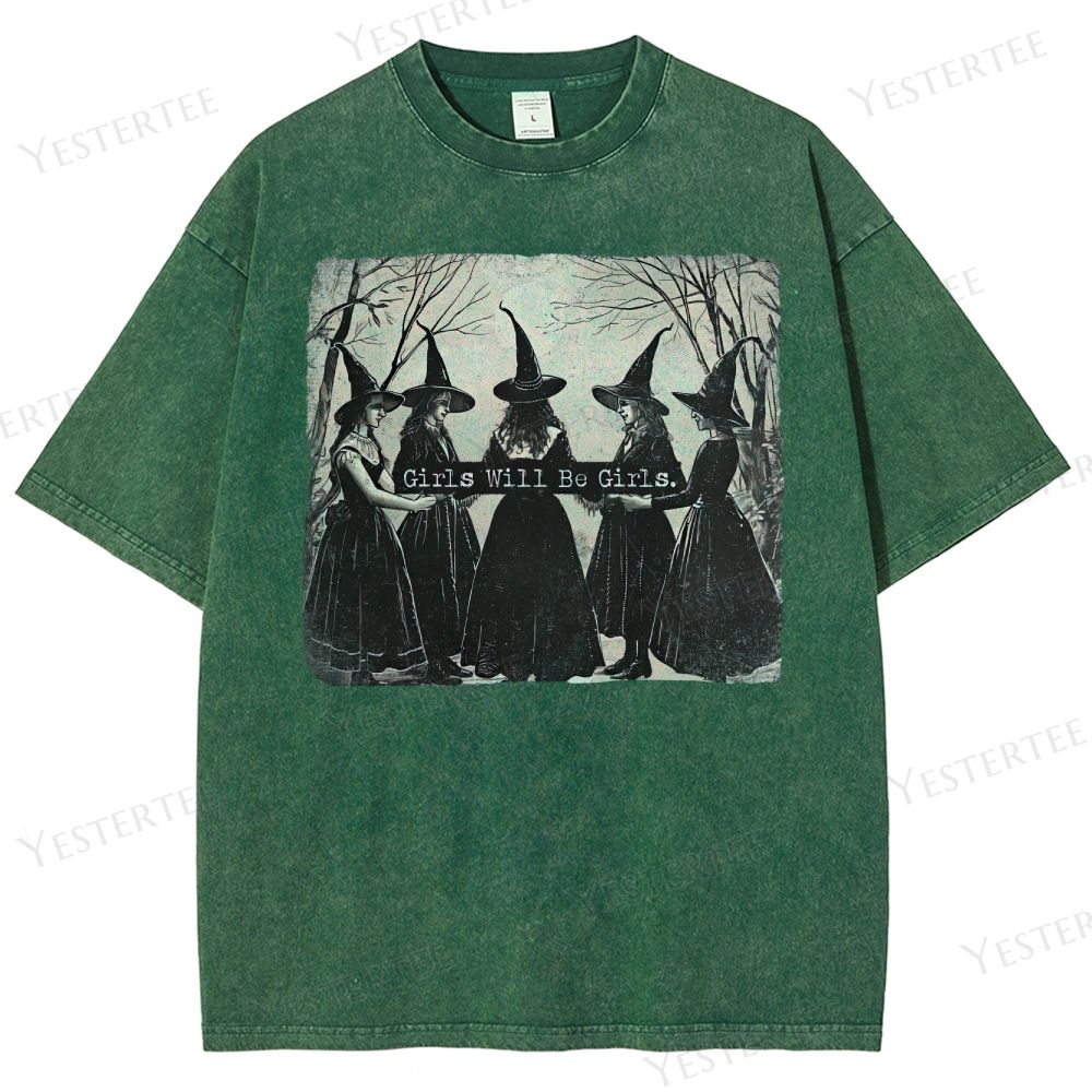 Girls Will Be Girls Washed T-Shirt 