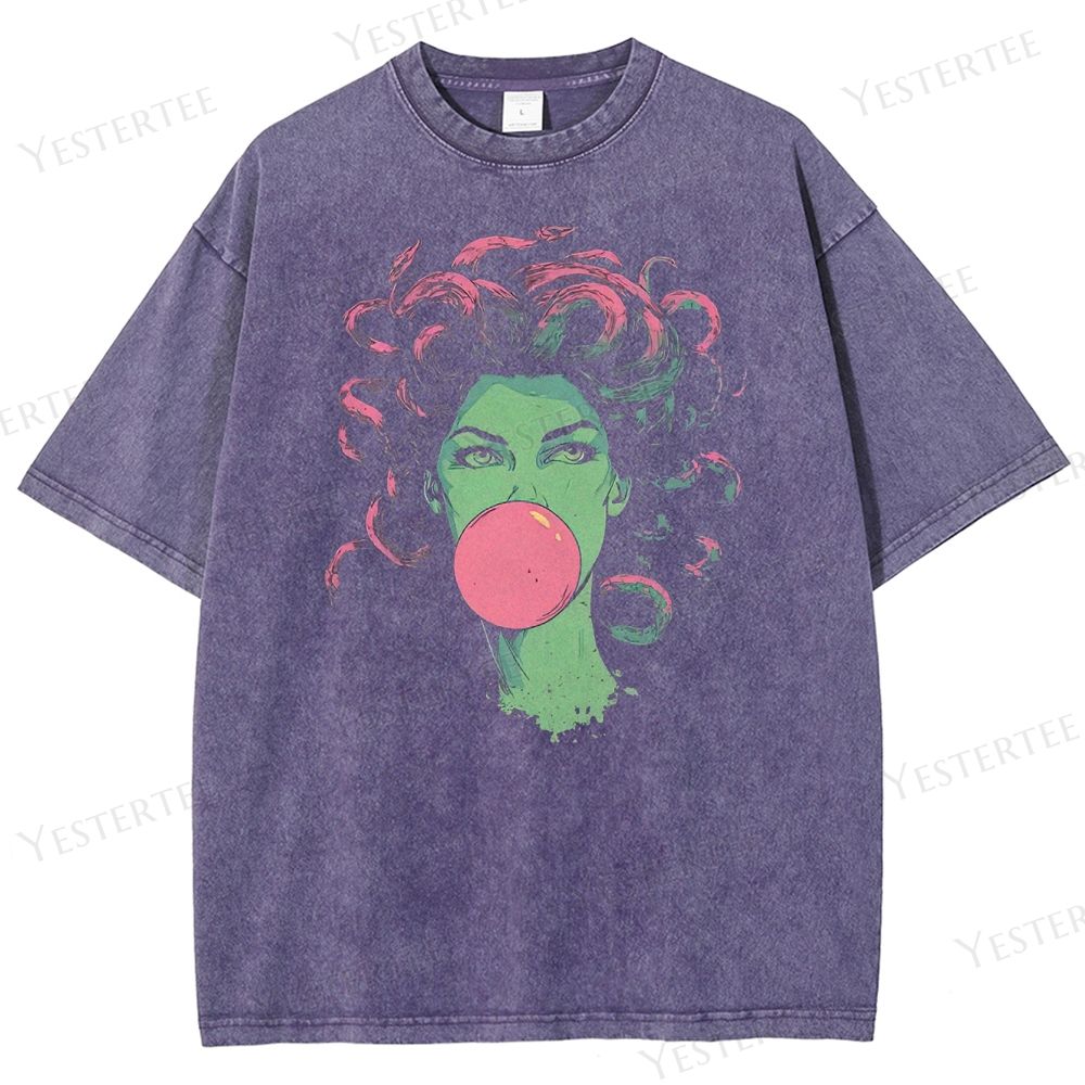 Bubbleverse Babe Washed T-Shirt 