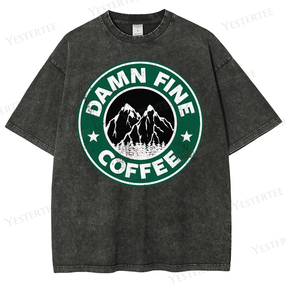 Damn Fine Coffee Washed T-Shirt 