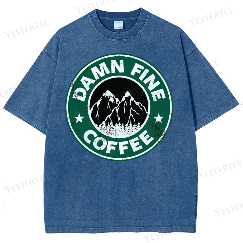 Damn Fine Coffee Washed T-Shirt 