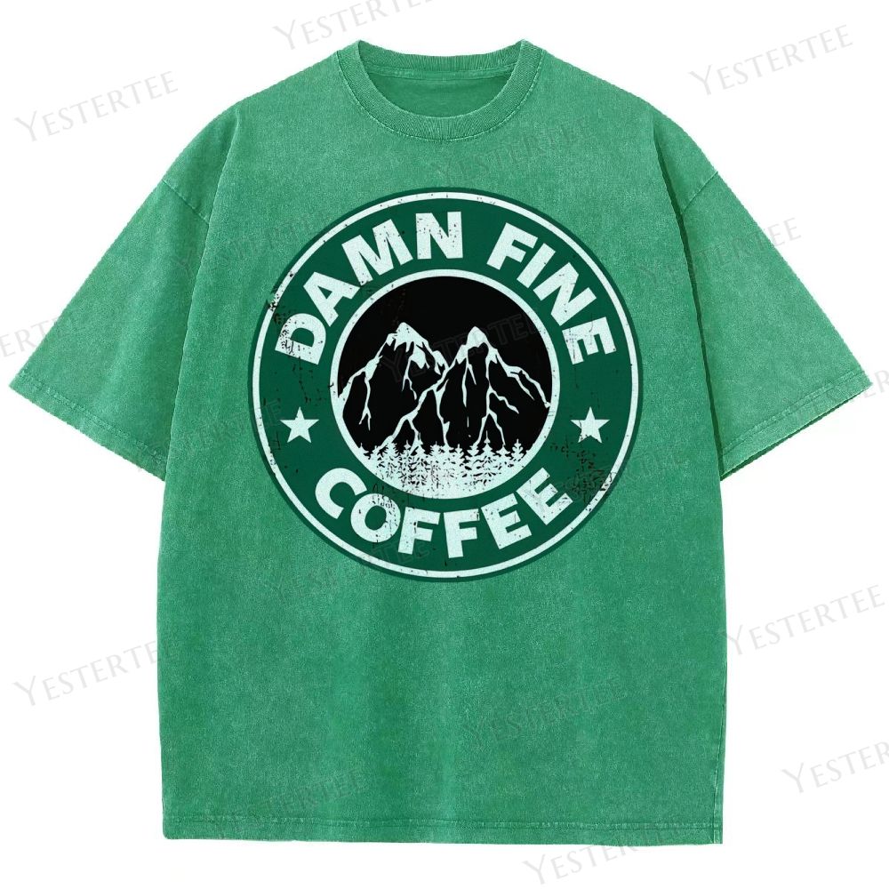 Damn Fine Coffee Washed T-Shirt 