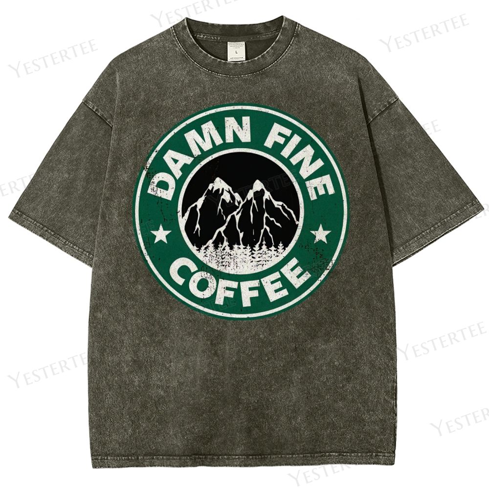 Damn Fine Coffee Washed T-Shirt 