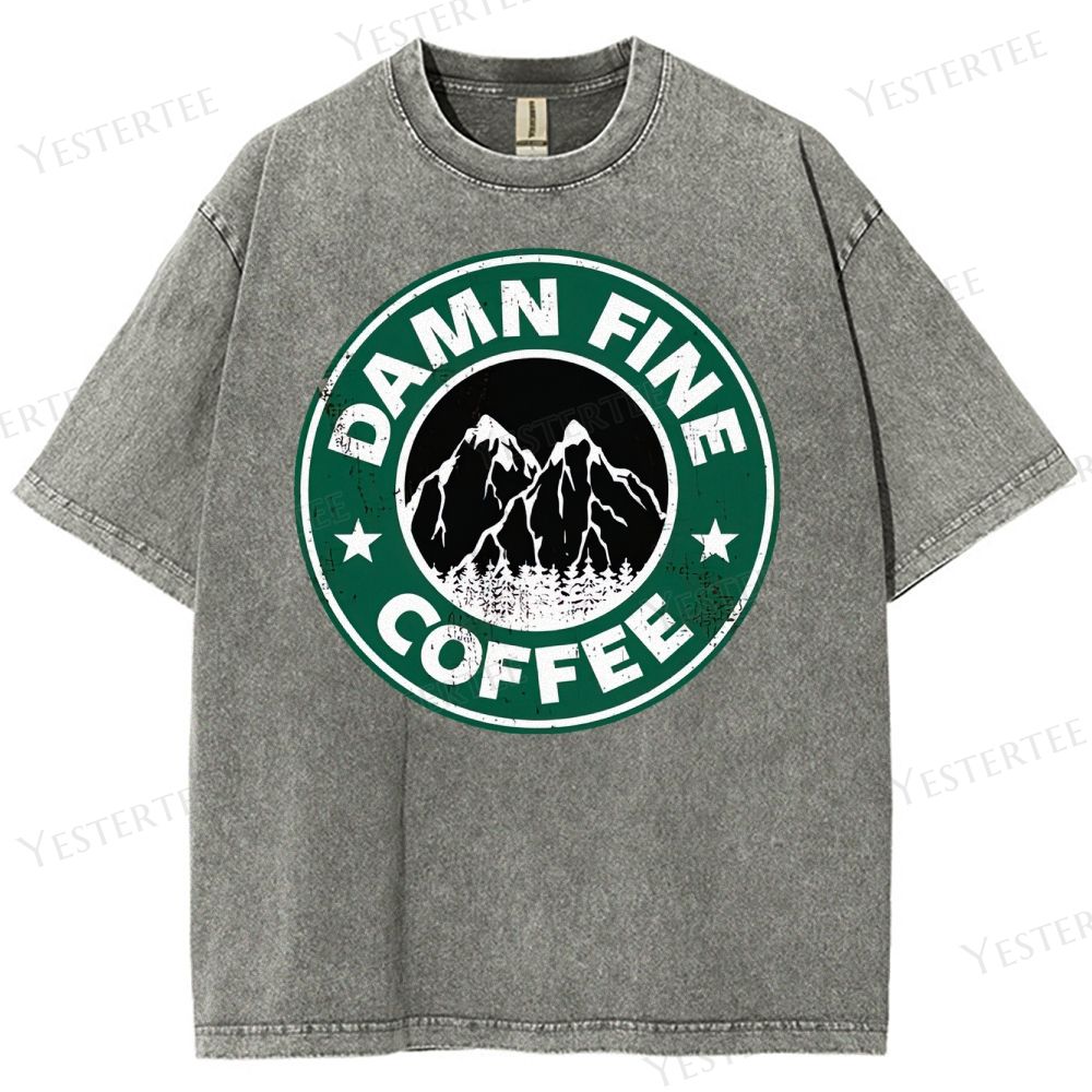 Damn Fine Coffee Washed T-Shirt 