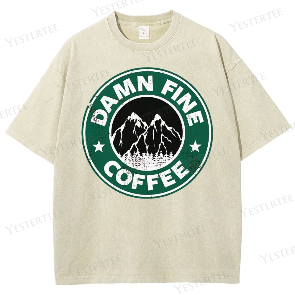 Damn Fine Coffee Washed T-Shirt 