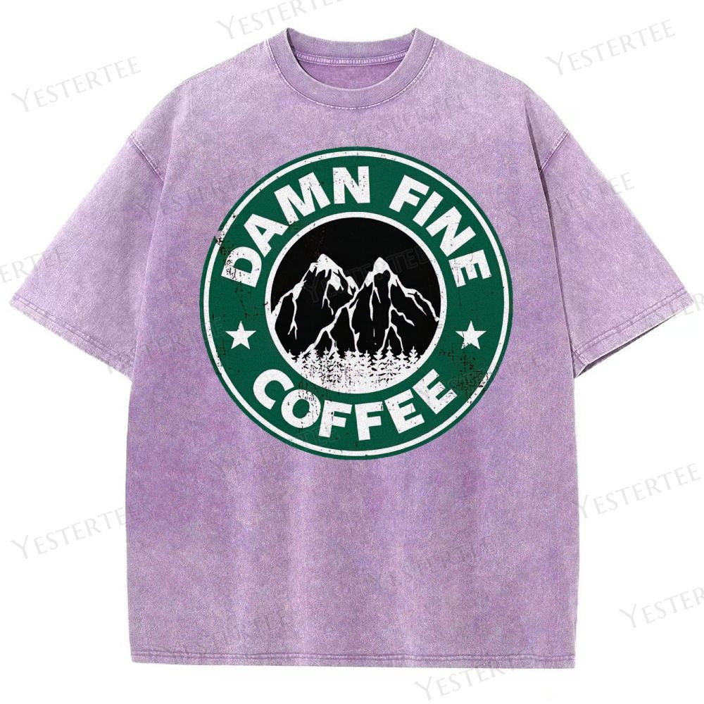 Damn Fine Coffee Washed T-Shirt 