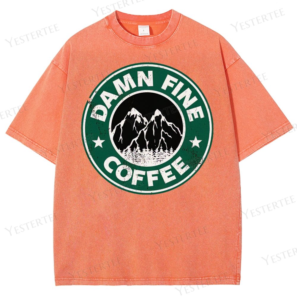 Damn Fine Coffee Washed T-Shirt 