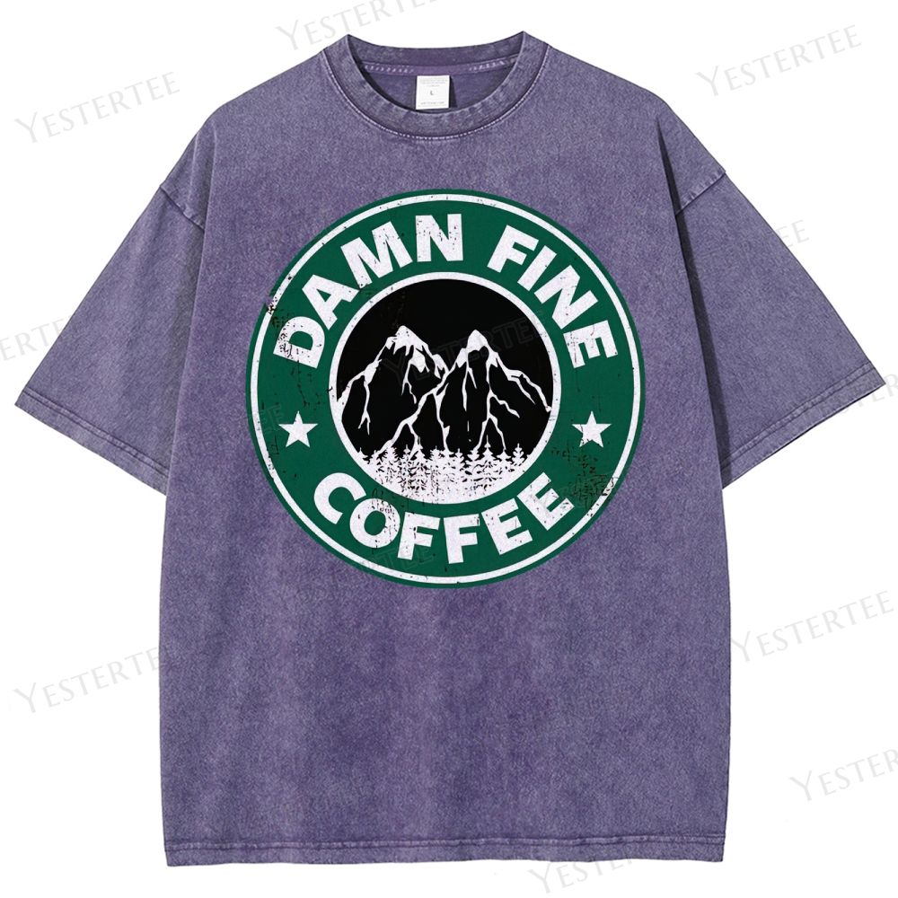 Damn Fine Coffee Washed T-Shirt 