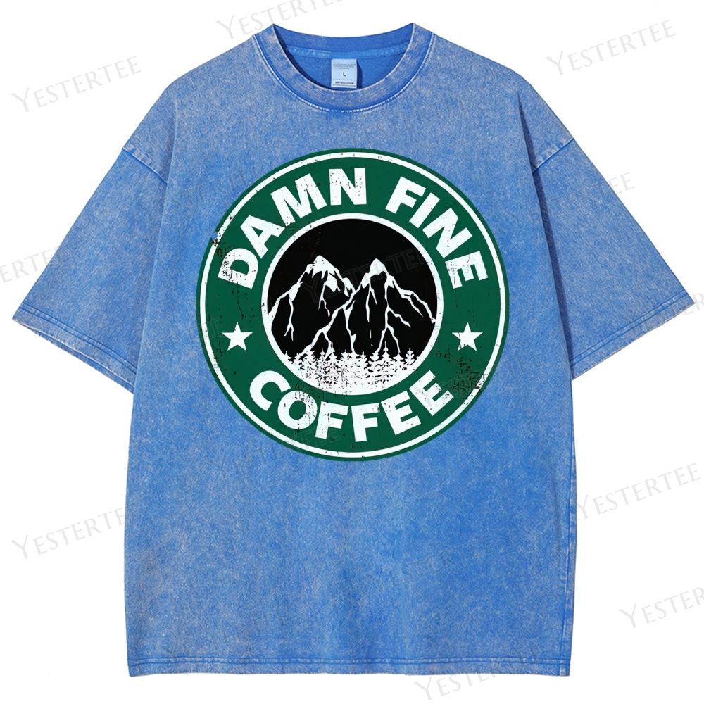 Damn Fine Coffee Washed T-Shirt 