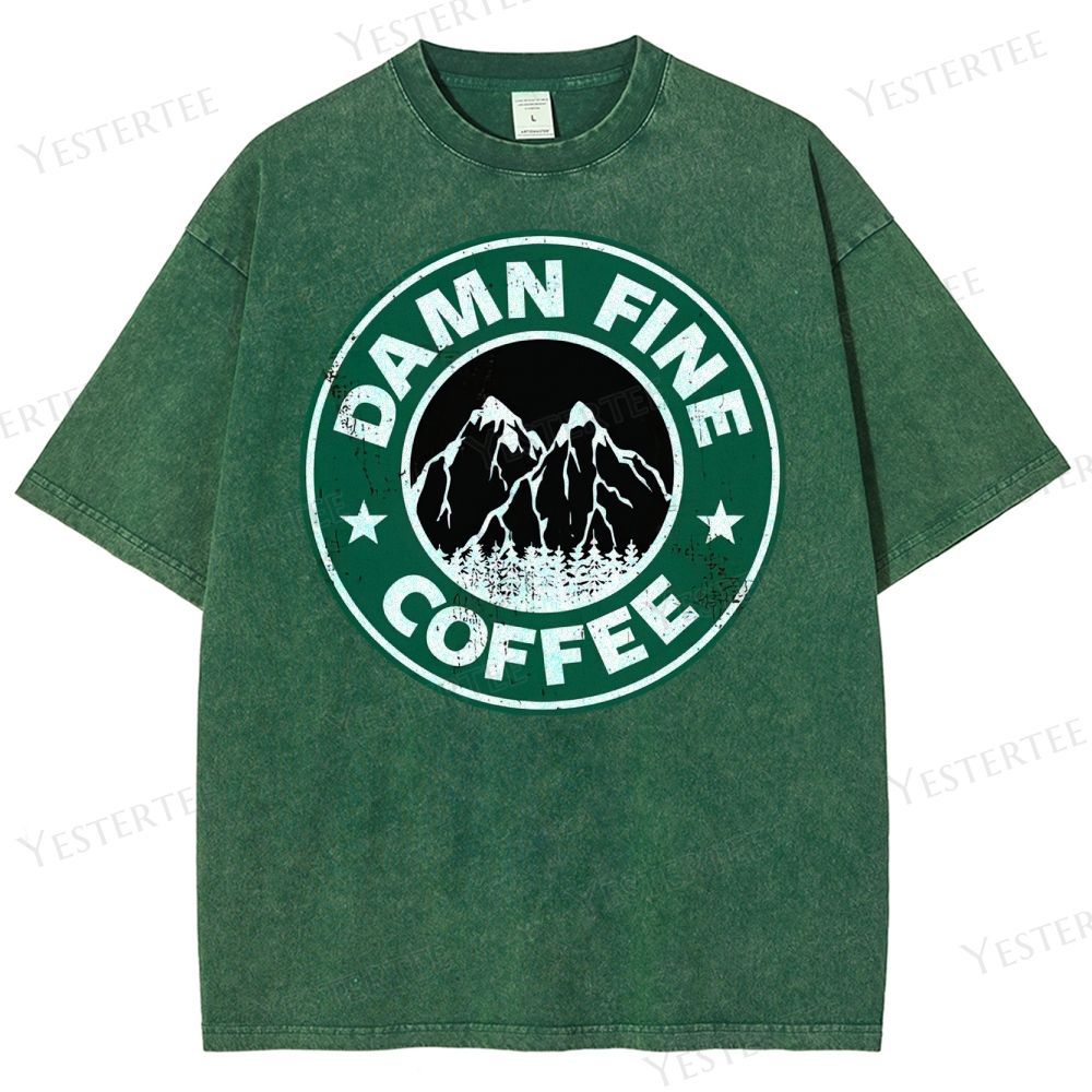 Damn Fine Coffee Washed T-Shirt 