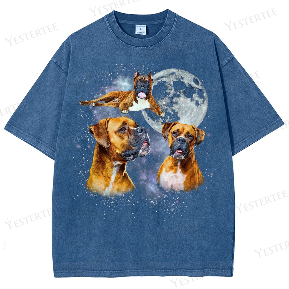 Moonhowl Boxer Washed T-Shirt 