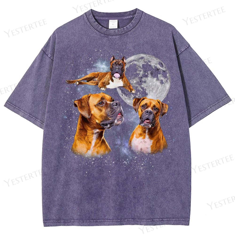 Moonhowl Boxer Washed T-Shirt 