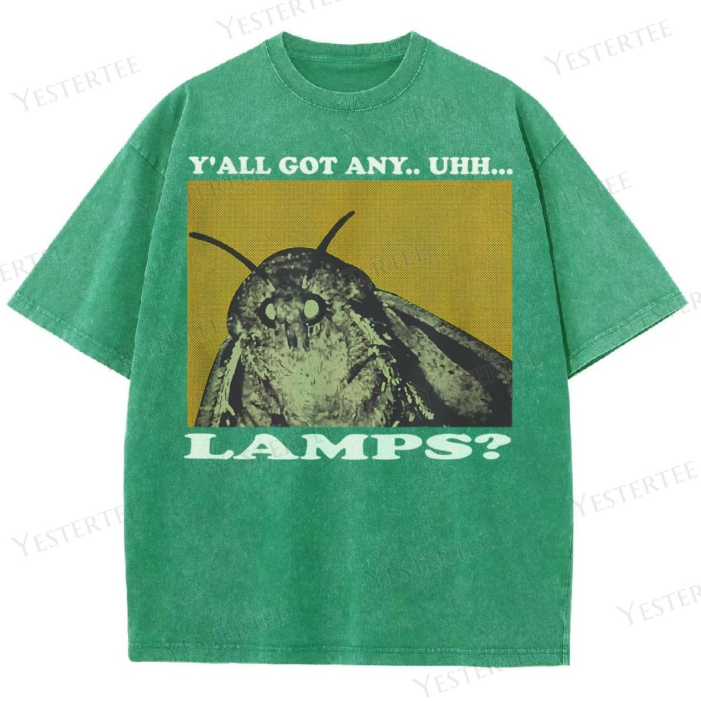 Funny Insect Meme Washed T-Shirt 