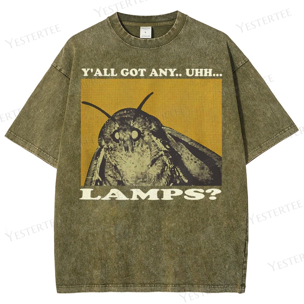 Funny Insect Meme Washed T-Shirt 