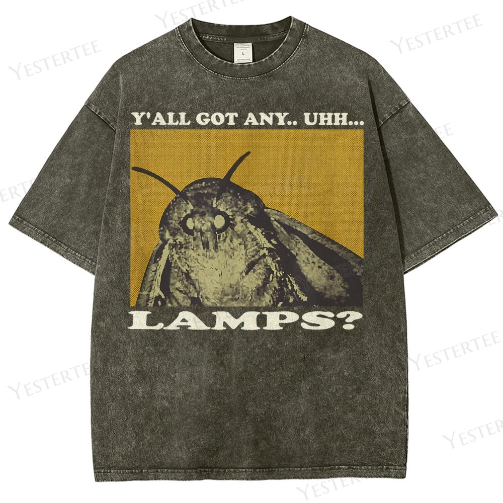 Funny Insect Meme Washed T-Shirt 