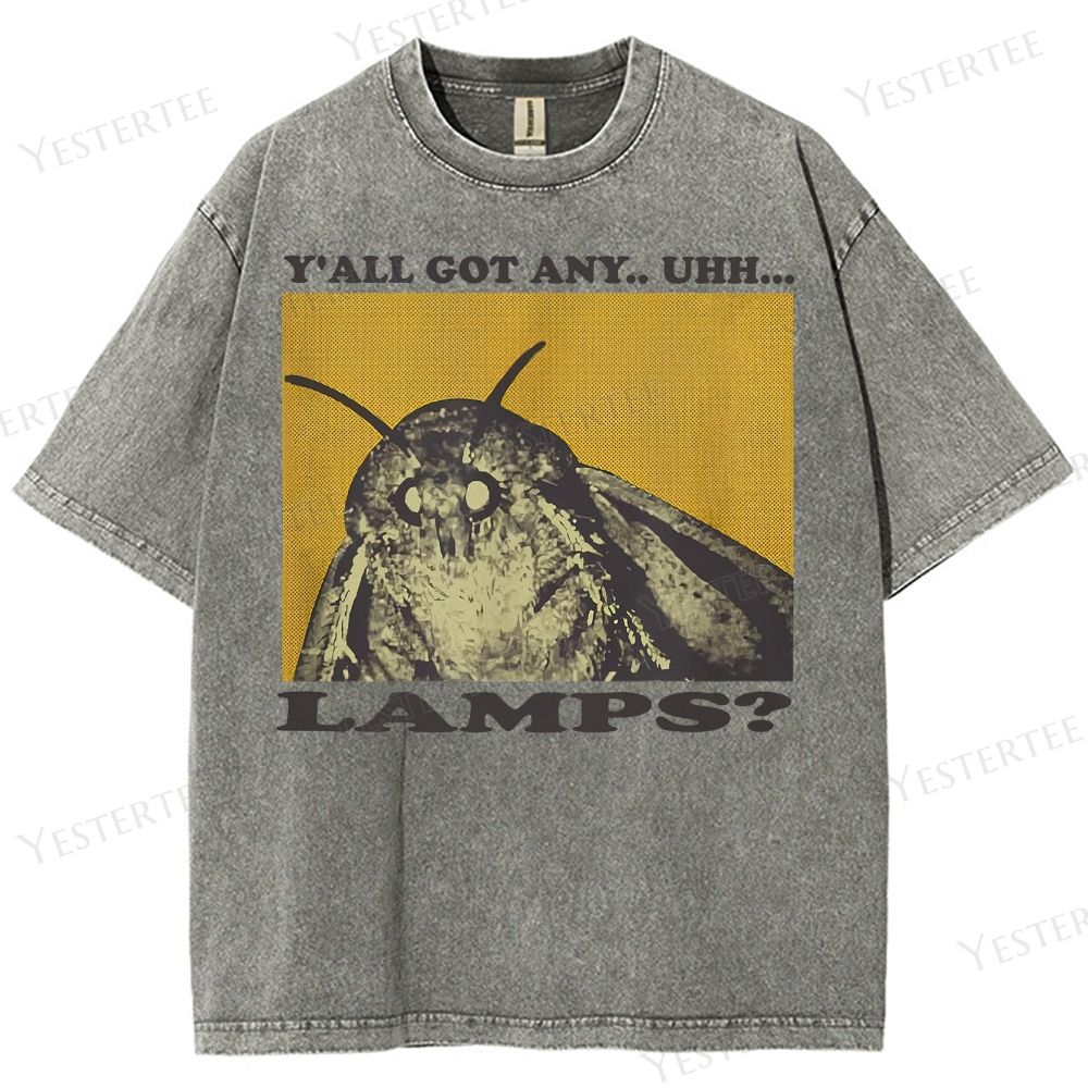 Funny Insect Meme Washed T-Shirt 