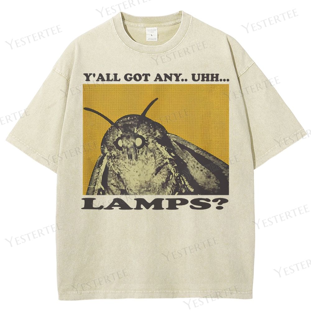 Funny Insect Meme Washed T-Shirt 