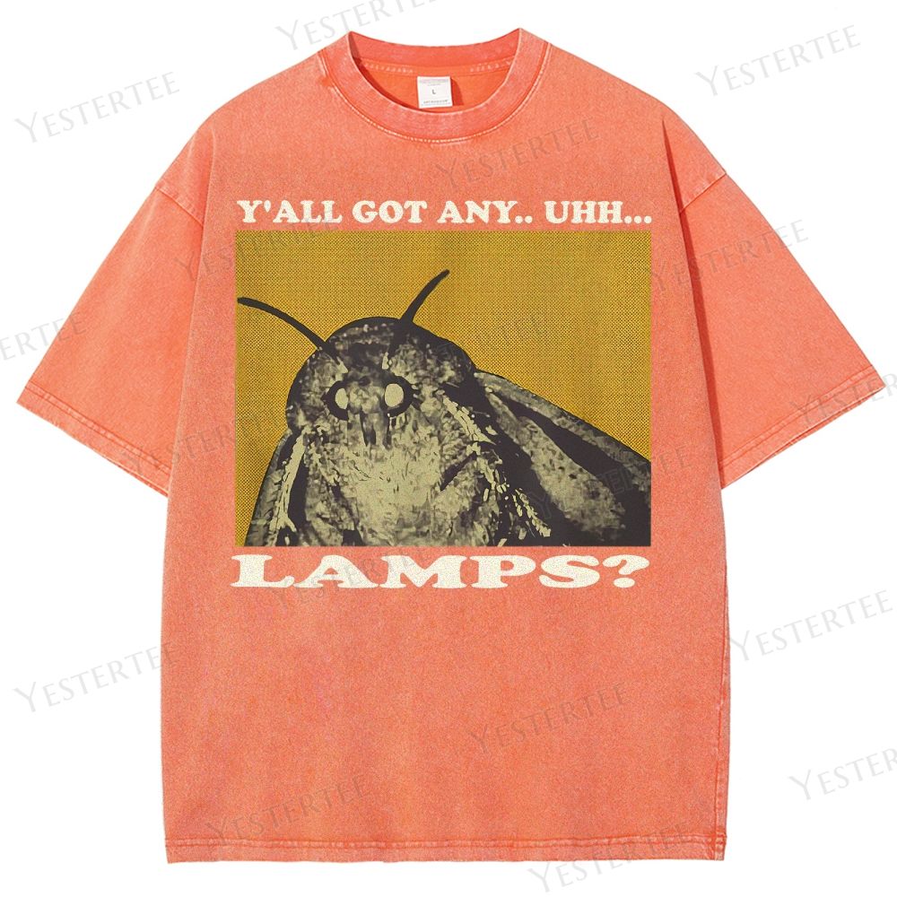 Funny Insect Meme Washed T-Shirt 