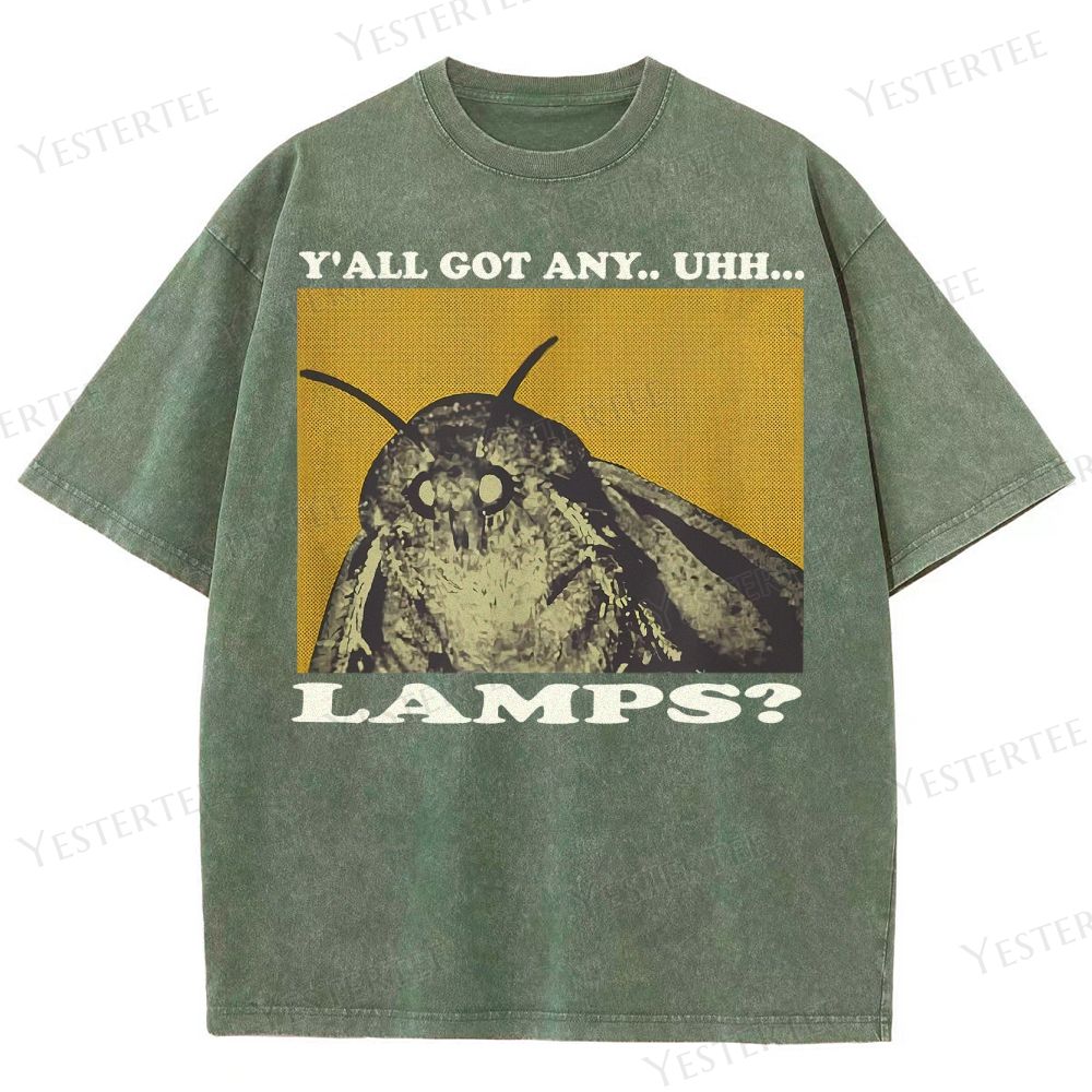 Funny Insect Meme Washed T-Shirt 