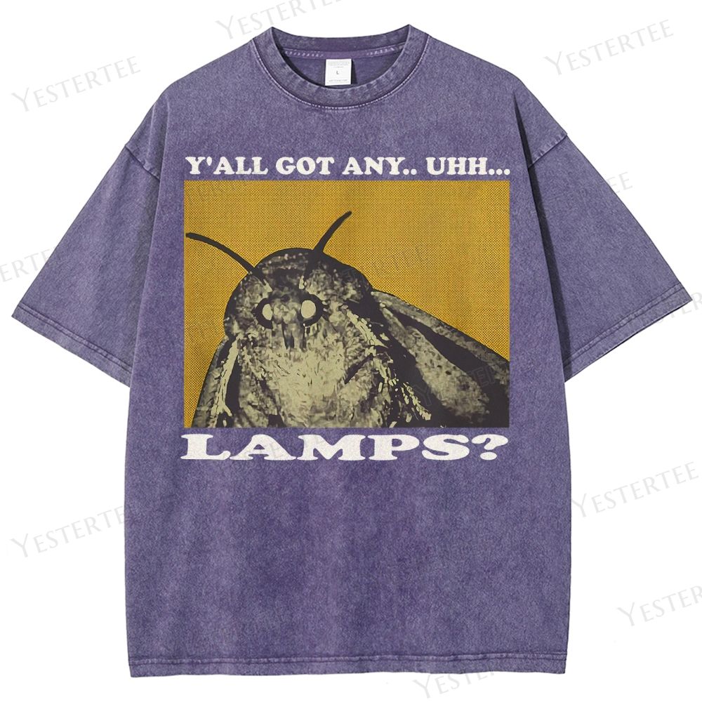 Funny Insect Meme Washed T-Shirt 