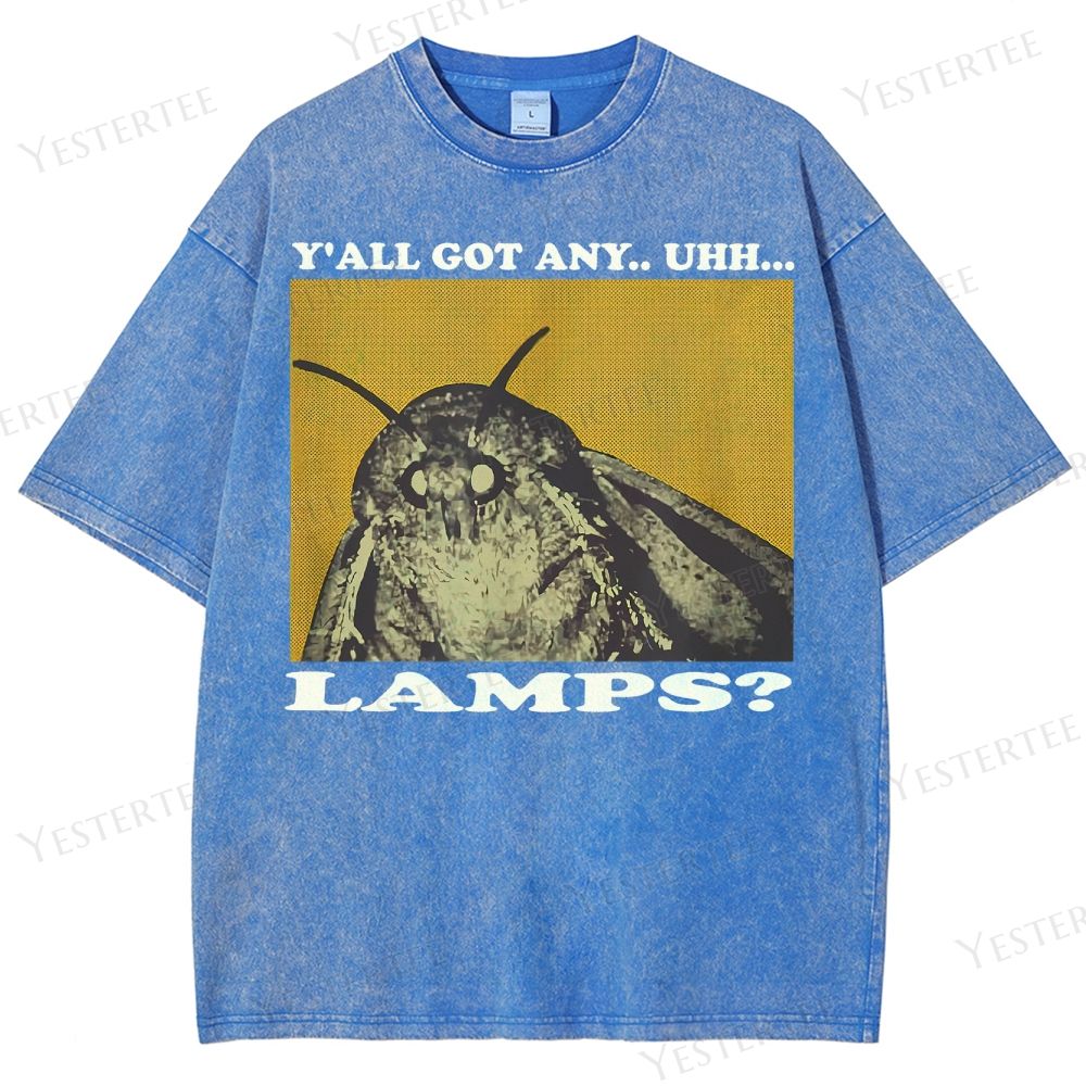 Funny Insect Meme Washed T-Shirt 