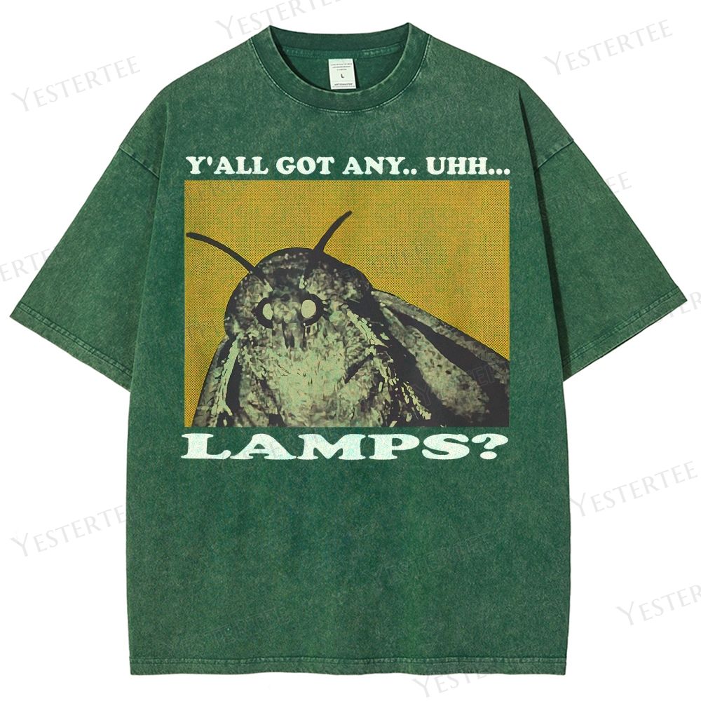 Funny Insect Meme Washed T-Shirt 