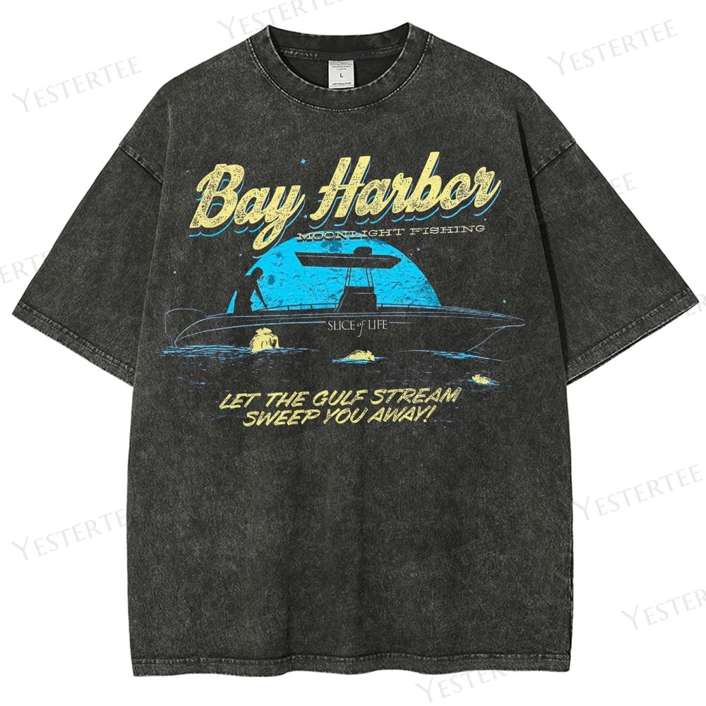 Moonstream oastal Boat Washed T-Shirt