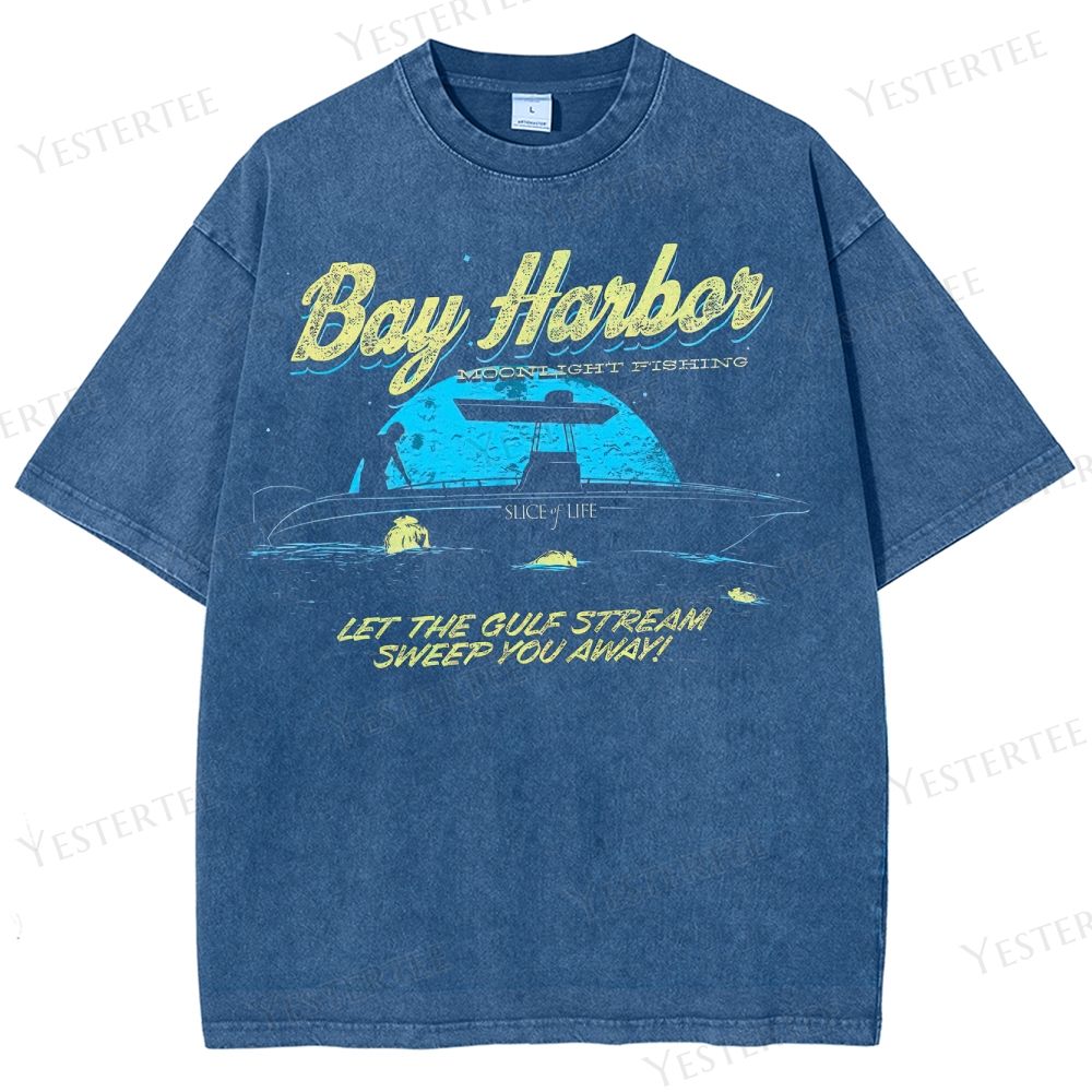 Moonstream oastal Boat Washed T-Shirt