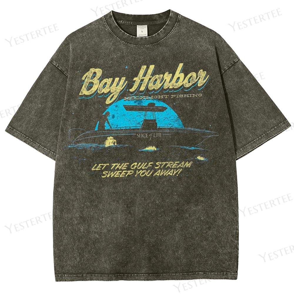 Moonstream oastal Boat Washed T-Shirt