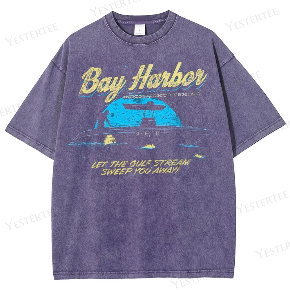 Moonstream oastal Boat Washed T-Shirt