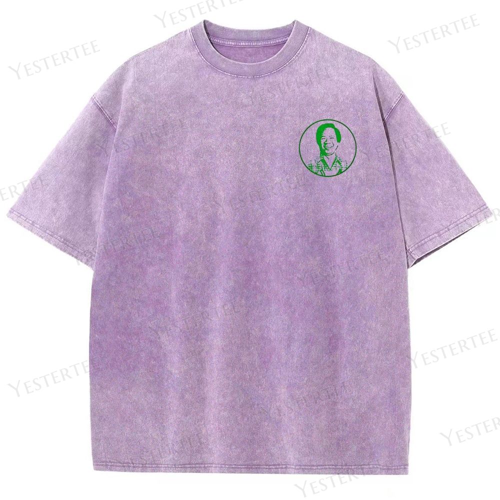 Retro Chinese Cuisine Restaurant Graphic Washed T-Shirt