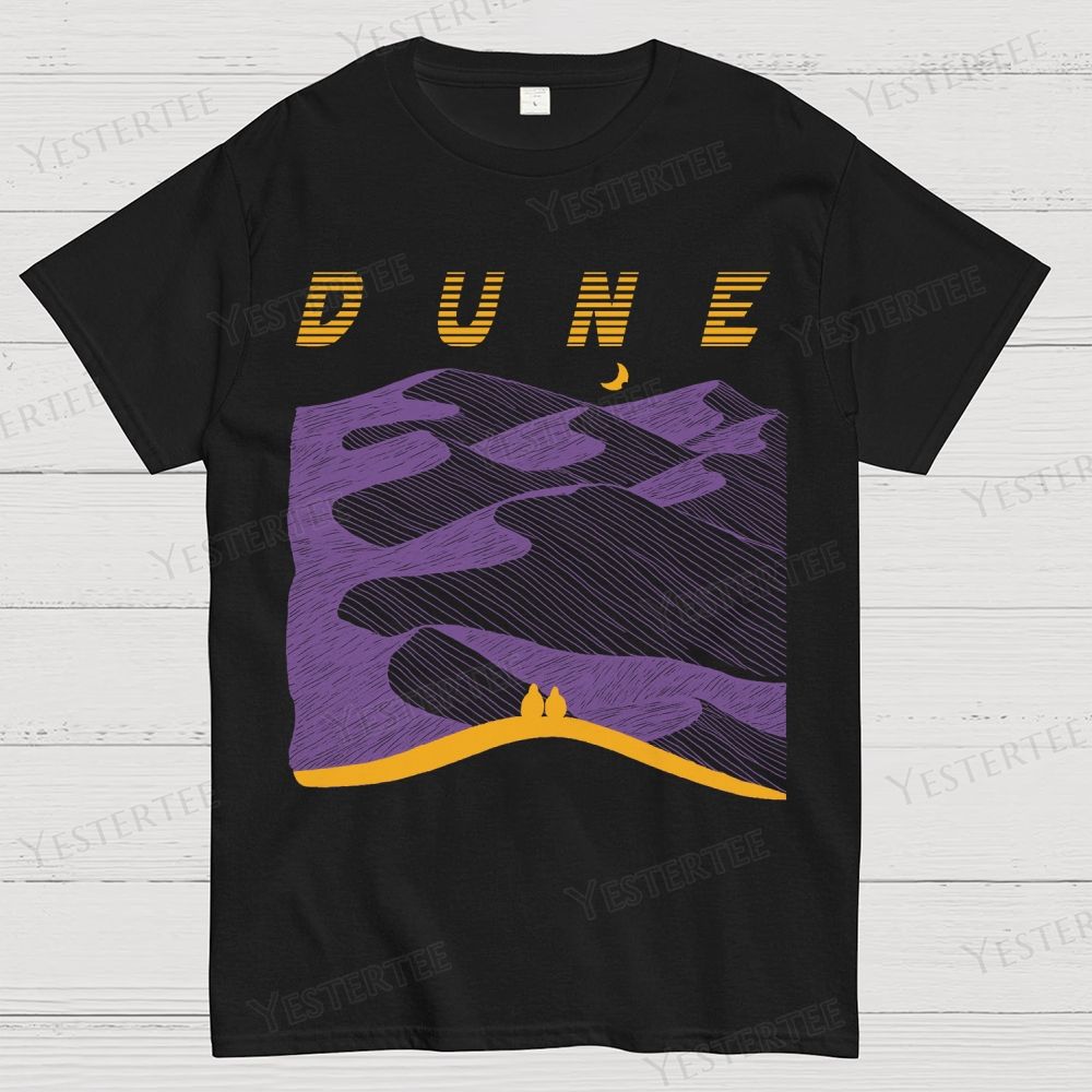 Surreal Desert Sci-Fi Cotton T-shirt