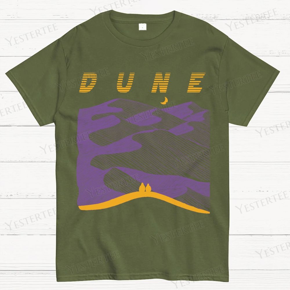 Surreal Desert Sci-Fi Cotton T-shirt