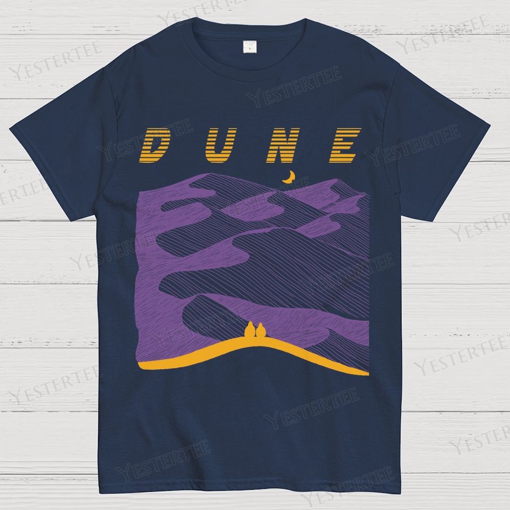 Surreal Desert Sci-Fi Cotton T-shirt