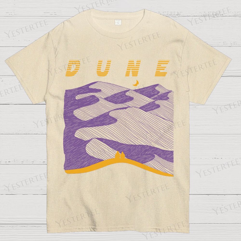 Surreal Desert Sci-Fi Cotton T-shirt