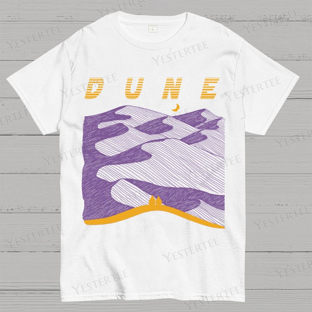 Surreal Desert Sci-Fi Cotton T-shirt