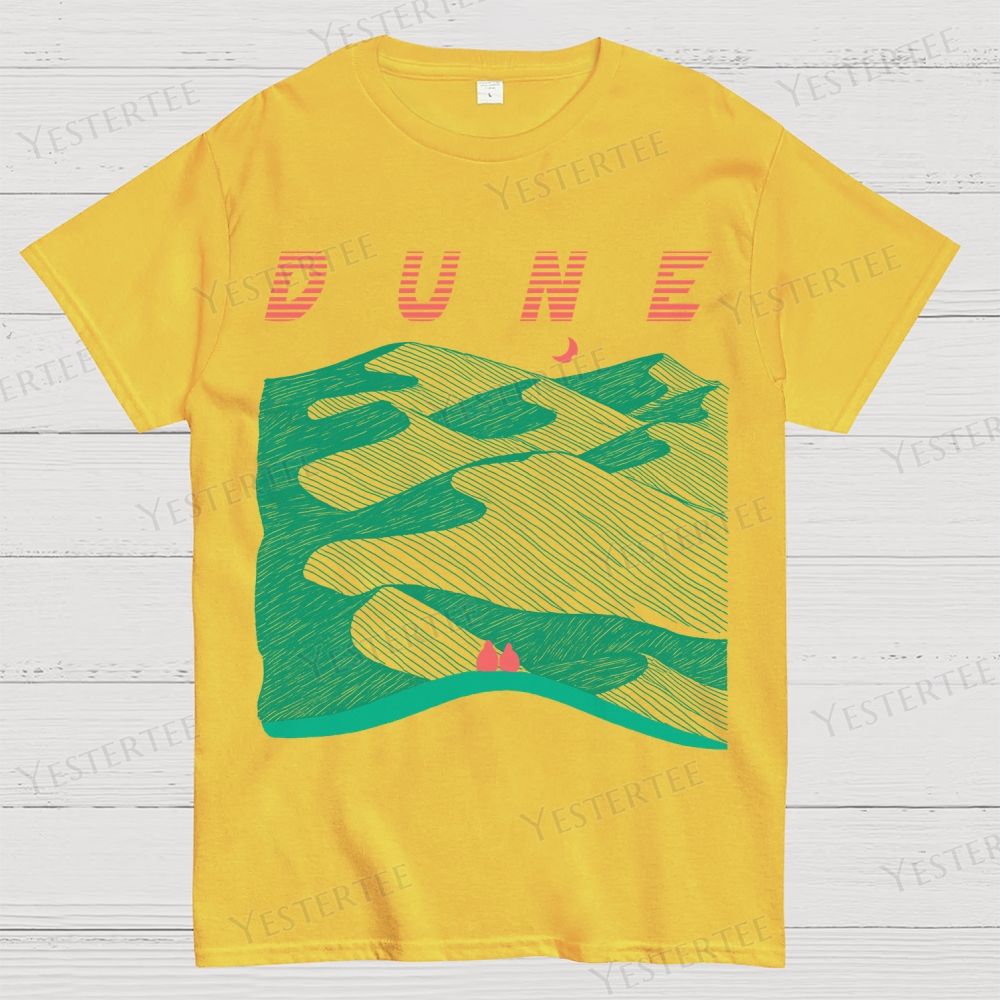 Surreal Desert Sci-Fi Cotton T-shirt