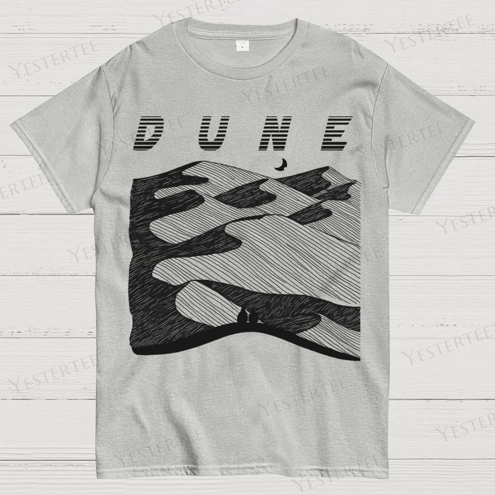 Surreal Desert Sci-Fi Cotton T-shirt