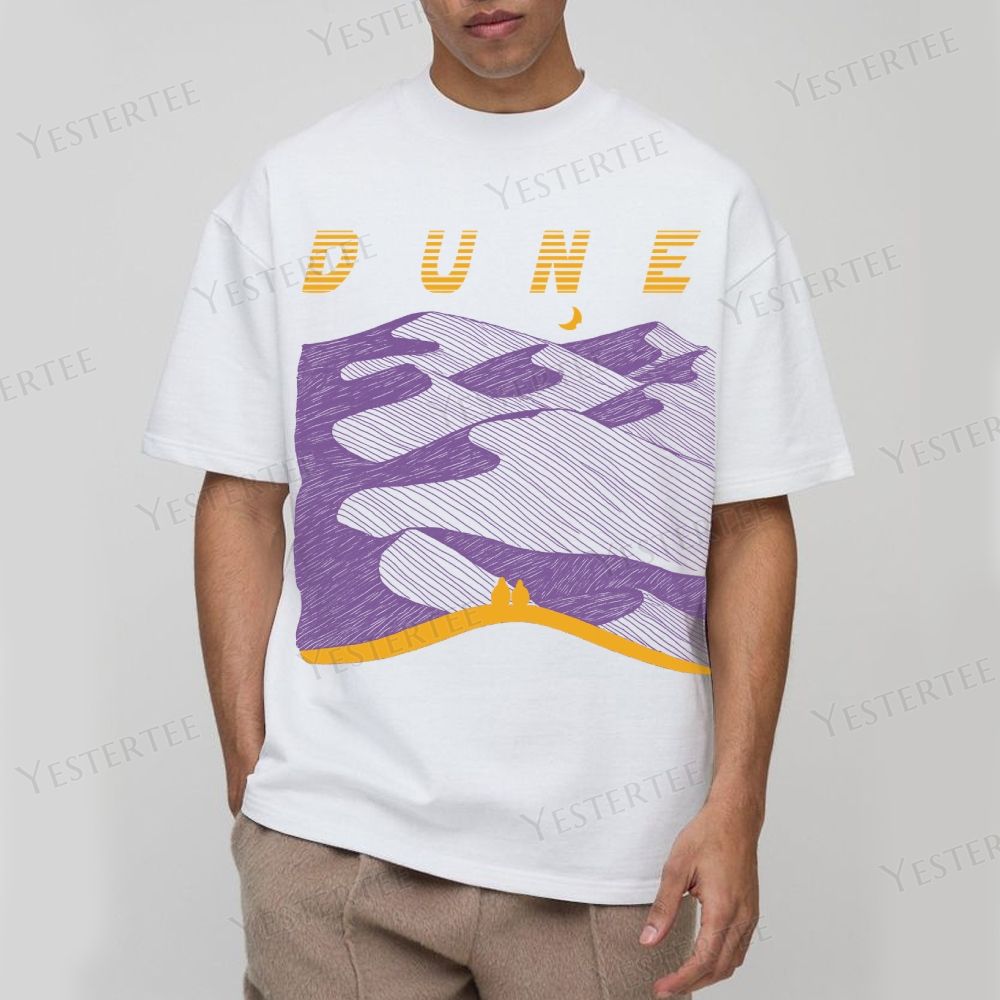 Surreal Desert Sci-Fi Cotton T-shirt