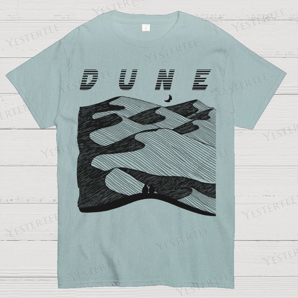 Surreal Desert Sci-Fi Cotton T-shirt